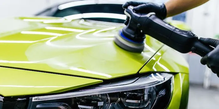 Sedan interior and exterior comprehensive detailing finish